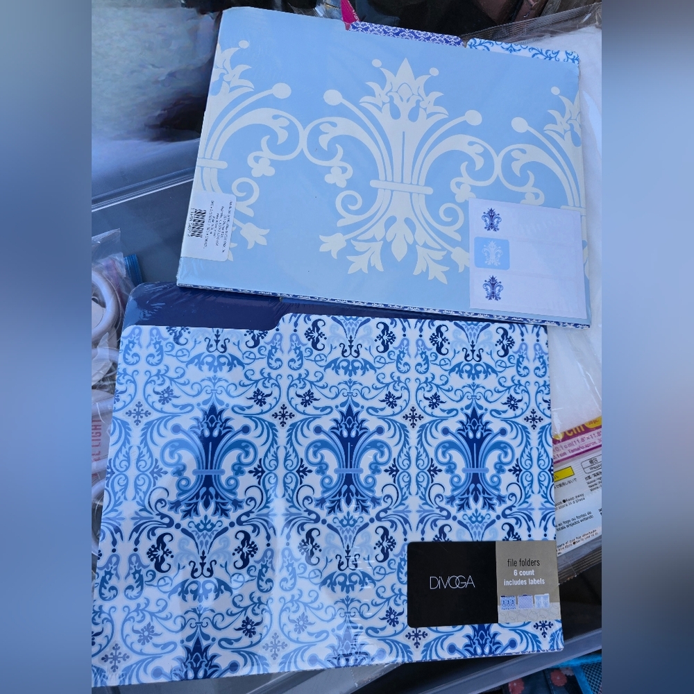 Divoga 2 Pc Fashion File Folders, 3 Designs; Extra Leftovers